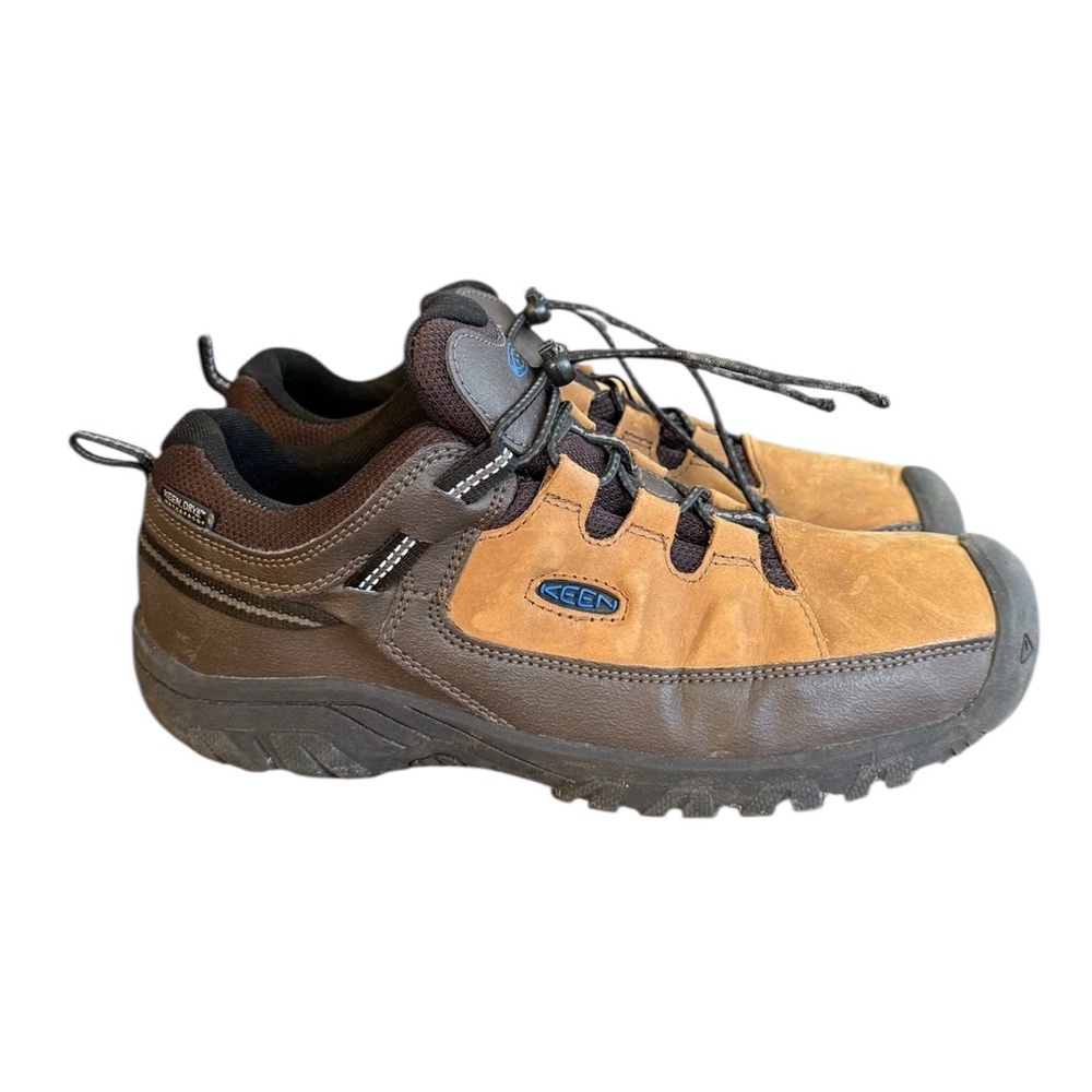 Keen Targhee III WP Low Men’s 7 Women’s 8.5 Bungee Cord Brn Hiking Shoes - Picture 1 of 8